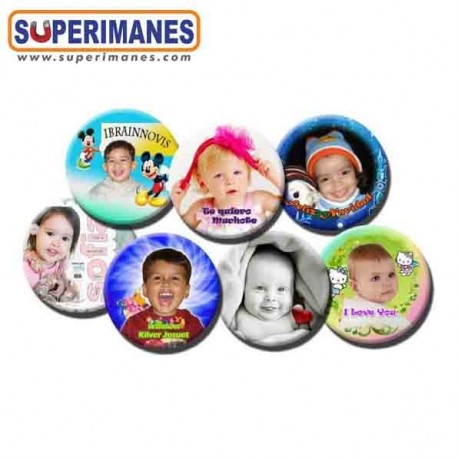 CHAPA IMÁN 38mm PERSONALIZADA 
