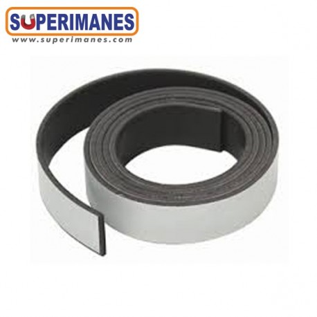 IMÁN CINTA BLANCA 20MM, 2MM GROSOR