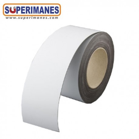 IMÁN PVC BLANCO 1 CARA. Ancho 20 cm