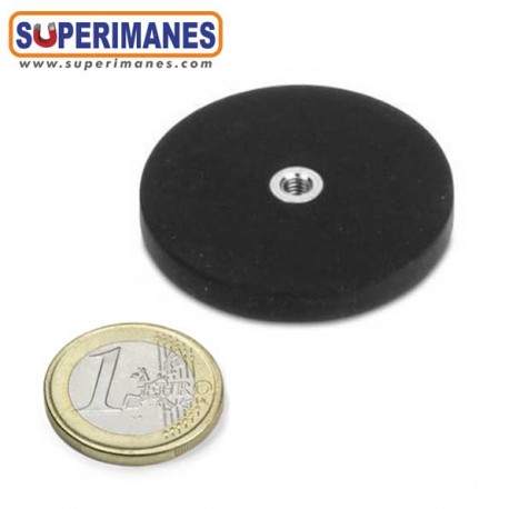IMÁN GOMA ROSCA INTERIOR Ø 43 MM